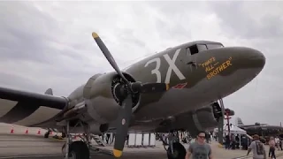 C-47 Skytrain walk around at Joint Base Andrews air show 2019