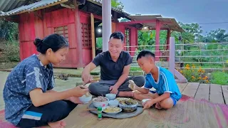 Touching conversation: TWO orphan sisters visit THANH, Peace in the Countryside