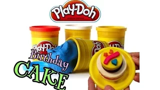 Пластилин Плей До лепим пирог/Play Doh birthday cake