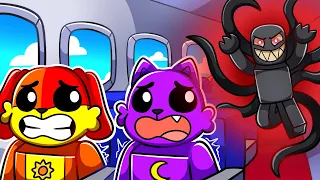 CatNap e DogDay SOBREVIVENDO AO AVIÃO FANTASMA DO ROBLOX