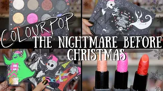 NEW ColourPop + The Nightmare Before Christmas | Swatches, Close Ups + A Few Comparisons