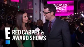 Nina Dobrev on the Red Carpet | E! People's Choice Awards