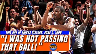 Former Knick Larry Johnson Reacts To The Greatest 4 Point Play Ever