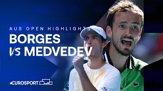 Nuno Borges v Daniil Medvedev | Round Four | Extended Australian Open 2024 Highlights 🇦🇺