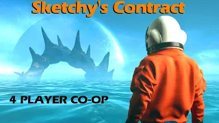 UNREAL ENGINE LETHAL COMPANY?!! | Sketchy's Contract - 4 Player CO-OP