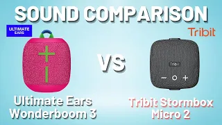 Tribit Stormbox Micro 2 vs Ultimate Ears Wonderboom 3 Sound Comparison