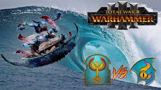 The BLUE SCRIBES | Tzeentch vs Tomb Kings - Total War Warhammer 3