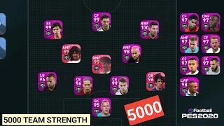 Highest Team Strength Pes 2020 Mobile