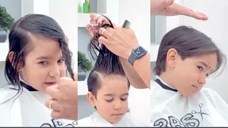 Corte de pelo clásico a tijera para niños TUTORIAL #hairstyle #cortedepelo #bebe