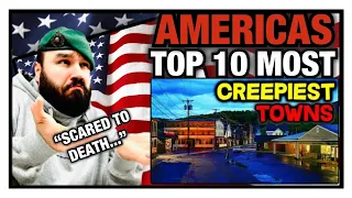 British Marine Reacts To Top 10 CREEPIEST Small Towns in America