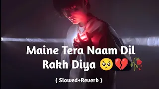 Maine Tera Naam Dil Rakh Diya 🥺 ( Slowed+Reverb ) Hindi Sad Song | Raghav Chaitanya | Alone Boy 💔