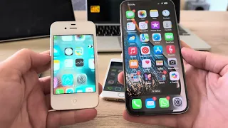 iPhone comparison - Retro Vintage Mobile Phone Review