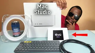 M2 Max Mac Studio Unboxing & BEST Starting Accessories for Mac Studio / Mini