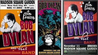 Bob Dylan 2002 US Fall Tour – New York City USA 11th November 2002