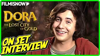 DORA AND THE LOST CITY OF GOLD | Nicholas Coombe "Randy" On-set Interview