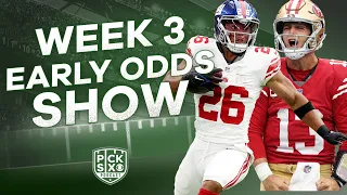 NFL Week 3 EARLY Look at the Lines: Odds, Picks, Predictions and Betting Advice