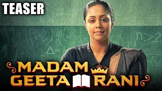 Madam Geeta Rani (Raatchasi) 2020 Official Teaser Hindi Dubbed | Jyothika, Hareesh Peradi