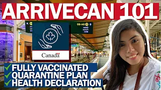 HOW TO USE ARRIVE CANADA APP (QUARANTINE PLAN, VACCINATION AND MORE) | FABB LAGAS