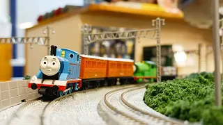 Thomas and Percy will run in tandem!Thomas and Friends!N-scale.