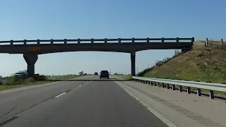 Interstate 35 - Oklahoma (Exits 231 to 222) southbound