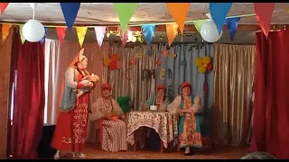 "Три девицы" сценка на День села