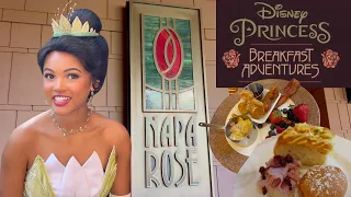 Princess Breakfast Adventures at Napa Rose in Disneyland | Character Dining Review | ft @timandkt
