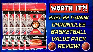 *2021-22 Panini Chronicles Basketball Value Pack Review! 🏀 + Are These Worth It? 🤔