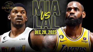 Los Angeles Lakers vs Miami Heat Full Game Highlights | December 28, 2022 | FreeDawkins