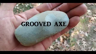 Ohio River Arrowhead Hunting UNIQUE Grooved Axe Archaeology History