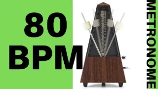 80 BPM Metronome - Click Track 80 Beats Per Minute