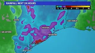 Live Radar: Track the rain as Flood Watch remains in effect for Houston area
