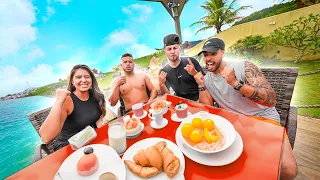 CAFÉ DA MANHÃ SIMPLES E GOSTOSO NA CASA DE PRAIA