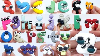 Making Alphabet Lore (A-Z) lowercase Sculptures Timelapse