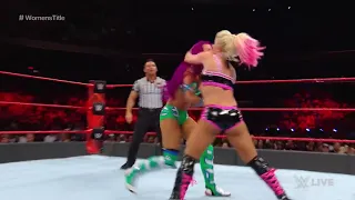 Sasha Banks vs  Alexa Bliss   Raw Womens Championship Match Raw Aug  28 2017 mp4