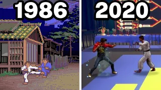 Graphical Evolution of Karate Kid Games (1986-2020)