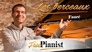 Les berceaux - KARAOKE / PIANO ACCOMPANIMENT - High key - Fauré