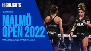 Highlights Quarter Finals (Osoro/Iglesias vs Ortega/Gonzalez) Areco Malmö Open 2022