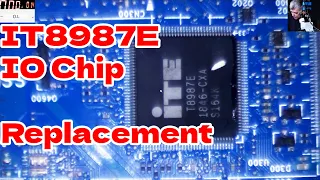 HP 14-cm0598 dead, no power repair - sio/ec/startup chip IT8987 replacement