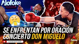 DJ TOPO & SANTIAGO MATIAS SE ENFRENTAN POR ORACION EN CONCIERTO DE DON MIGUELO (EL DESPELUÑE)