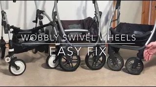 How to Fix Loose / Wobbly Swivel Wheel Issues with O-Rings