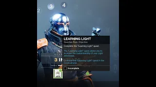 Destiny 2: Learning light soft lock.