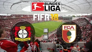 FIFA 18 Bundesliga Bayer 04 Leverkusen : FC Augsburg | Gameplay Deutsch Livestream