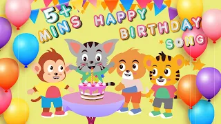 Happy Birthday Song | Little Mascots Rhymes Compilation