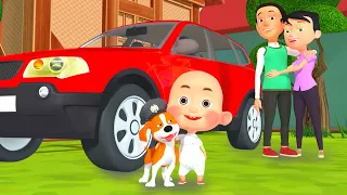 In the car - Rules For Traveling In The Car - Car Safety Song For Kids. Nursery Rhymes in Russian