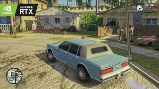 GTA San Andreas RTX 3090 'Cleaning The Hood' 4K Gameplay! GTA SA Realistic Graphics Remastered Mod