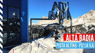 Dolomites Alta Badia · Alting slope at Piz La Ila · Dolomiti Superski