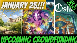 The Last, But Not Least of January! Upcoming Kickstarter/Crowdfunding Board Games Week of January 25