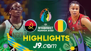 Angola 🇦🇴 v Guinea 🇬🇳 | Qualification to 1/4 Finales | J9 Highlights | FIBA Women's Afrobasket 2023