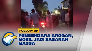 Pengendara Arogan, Mobil jadi Sasaran Amukan Massa