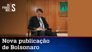 Em silêncio, Bolsonaro volta a fazer publicação misteriosa nas redes sociais